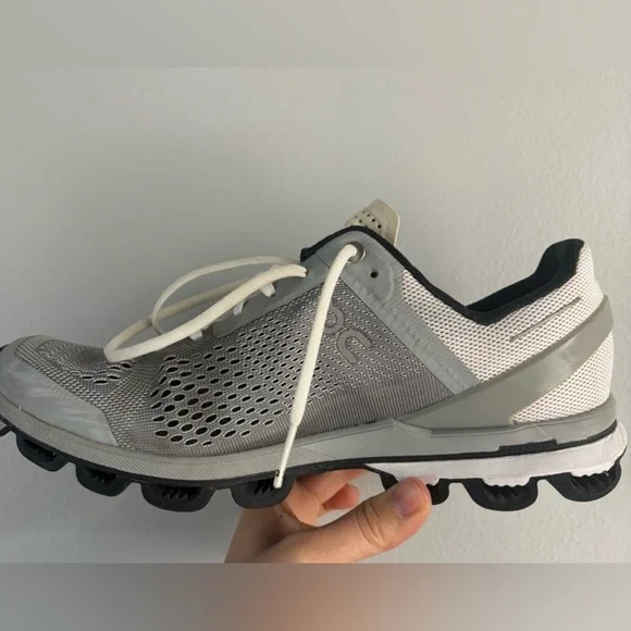 On Running Black and White Sneakers - Picture 3 of 6